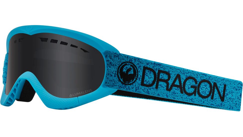 Dragon DXS Goggles, Blue/Dark Smoke, 257916029602