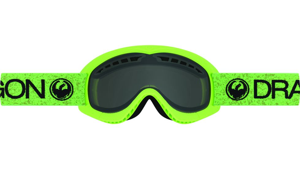 Dragon DXs Goggles-Green-Smoke Gold
