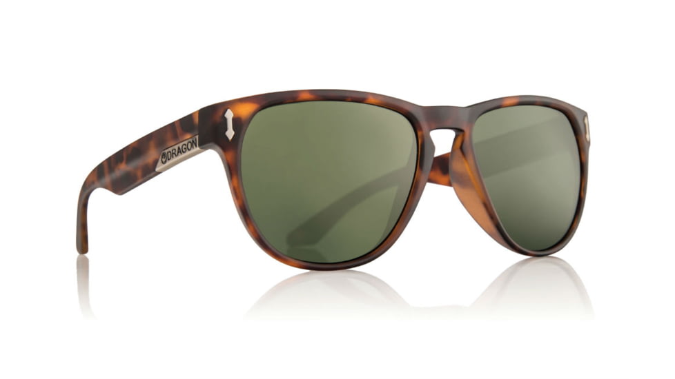 Dragon Marquis Sunglasses-Matte Tort-Green G15 P2