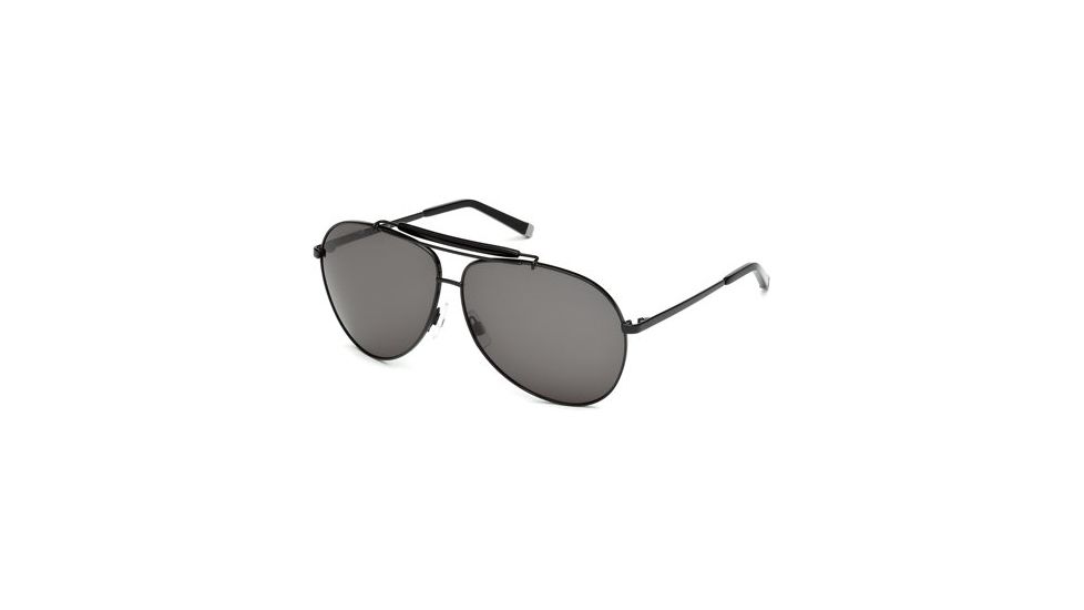 DSquared DQ0082 Sunglasses - Shiny Black Frame Color, Smoke Lens Color