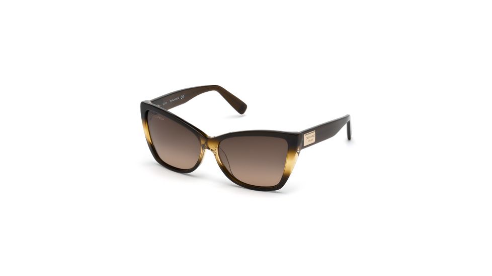 DSquared DQ0129 Sunglasses - Dark Brown Frame Color