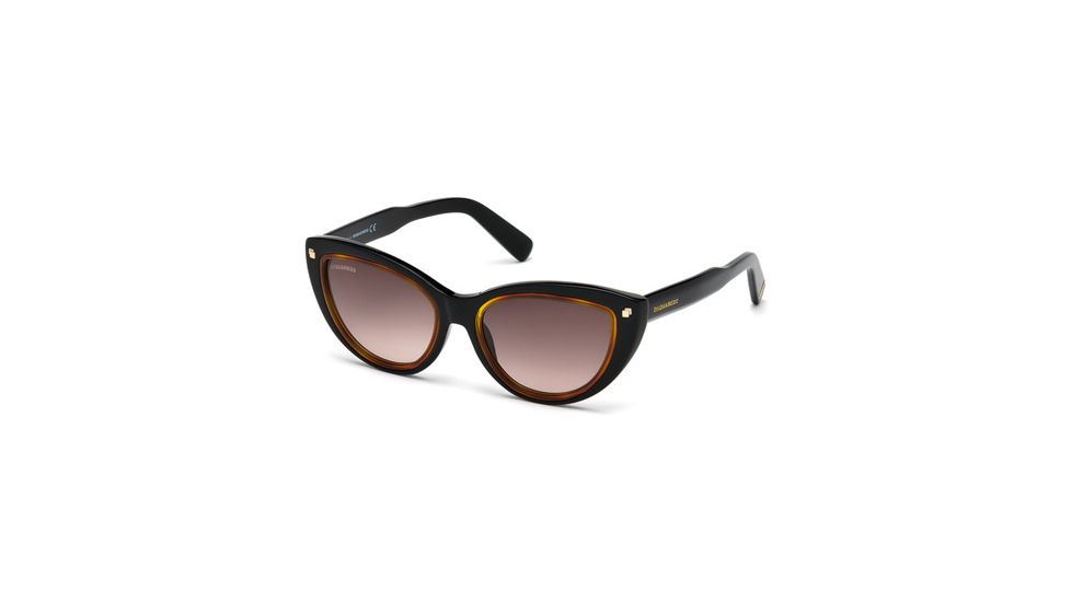 DSquared DQ0170 Sunglasses - Shiny Black Frame Color