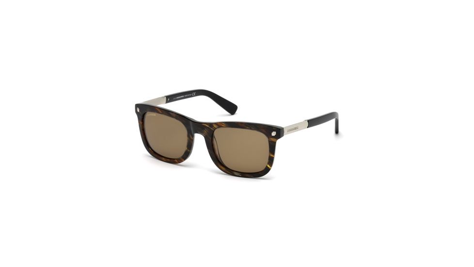 DSquared DQ0178 Sunglasses - Dark Brown Frame Color, Brown Lens Color