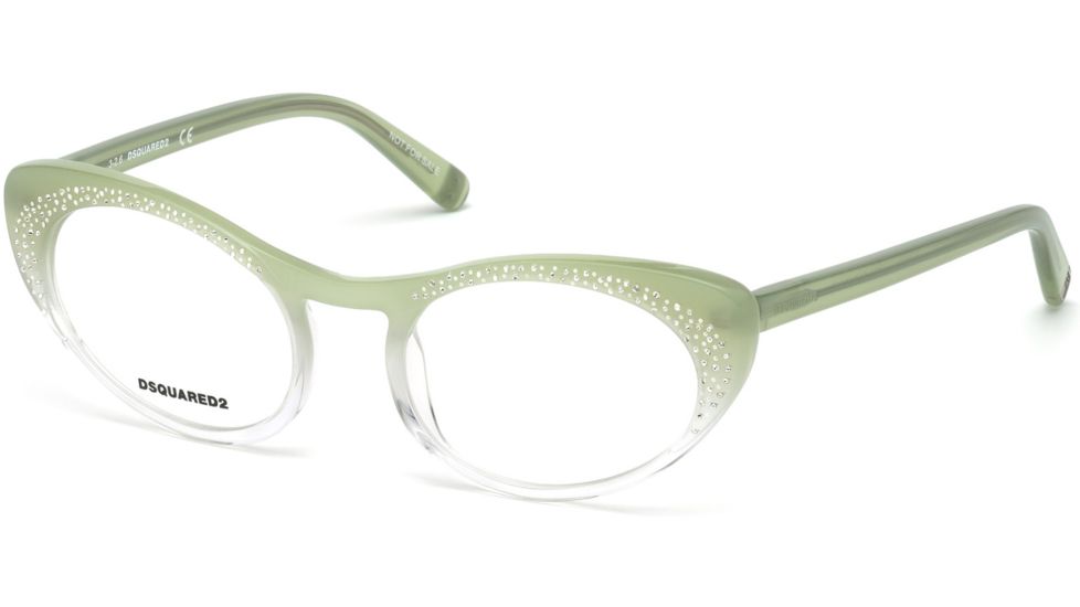 DSquared DQ5224 Eyeglass Frames - Matte Light Green Frame Color