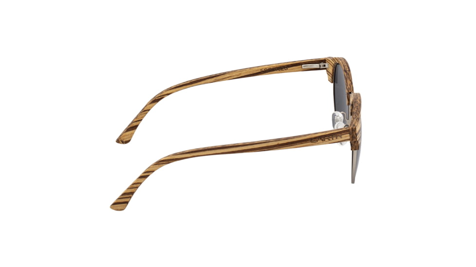Earth Misty Polarized Sunglasses - Unisex, Zebrawood/Black, One Size, ESG049ZS