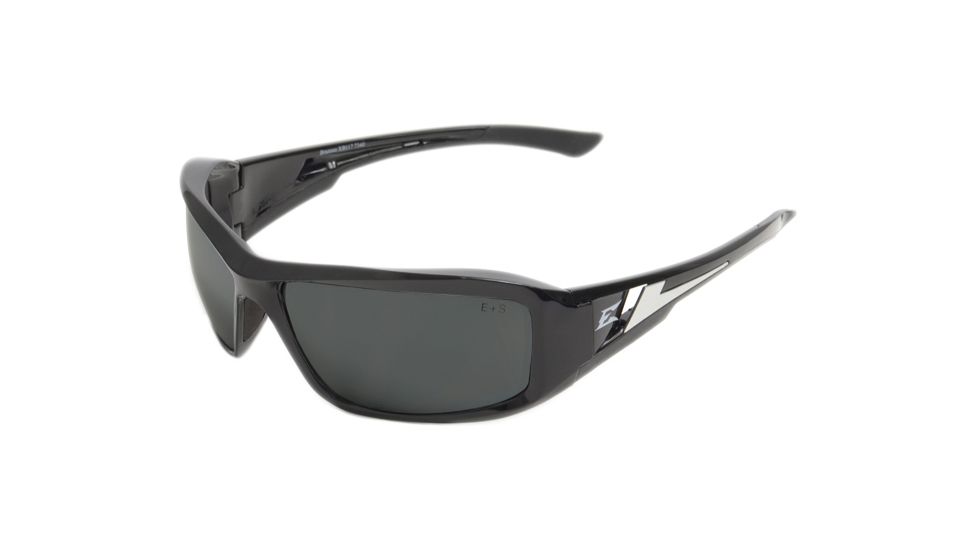 Edge Eyewear Brazeau Safety Glasses Black Frame G15 Silver Mirror Lens Polarized Txb21 G15 7