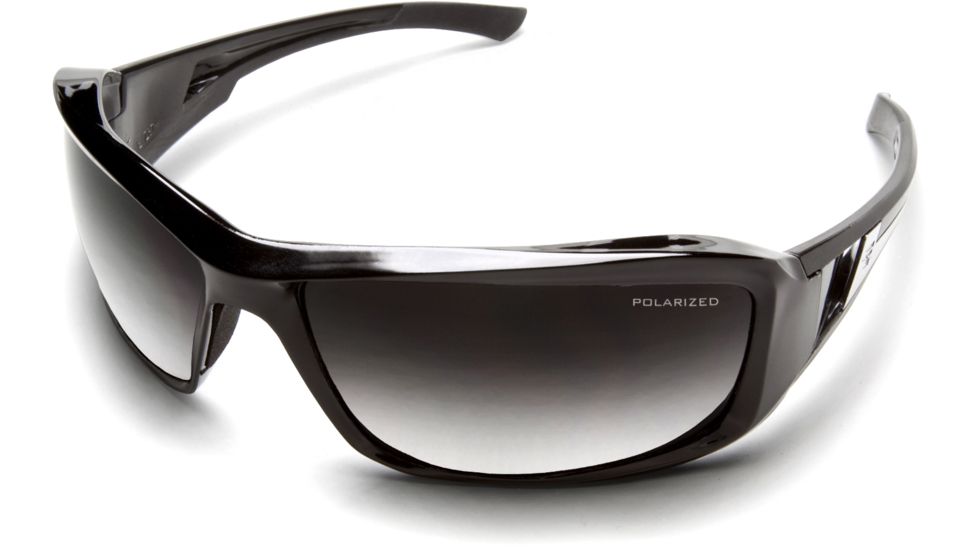 Brazeau Safety Glasses - Black Frame, Polarized Gradient Lens TXBG216