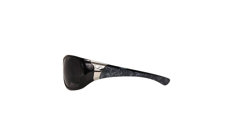 Edge Eyewear Civetta Aurora Series, Black w/White Lace Side