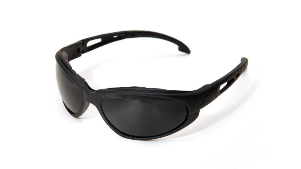 Edge Eyewear Falcon Sunglasses, Soft-Touch Matte Black Frame / G-15 Vapor Shield L, GSF61-G15