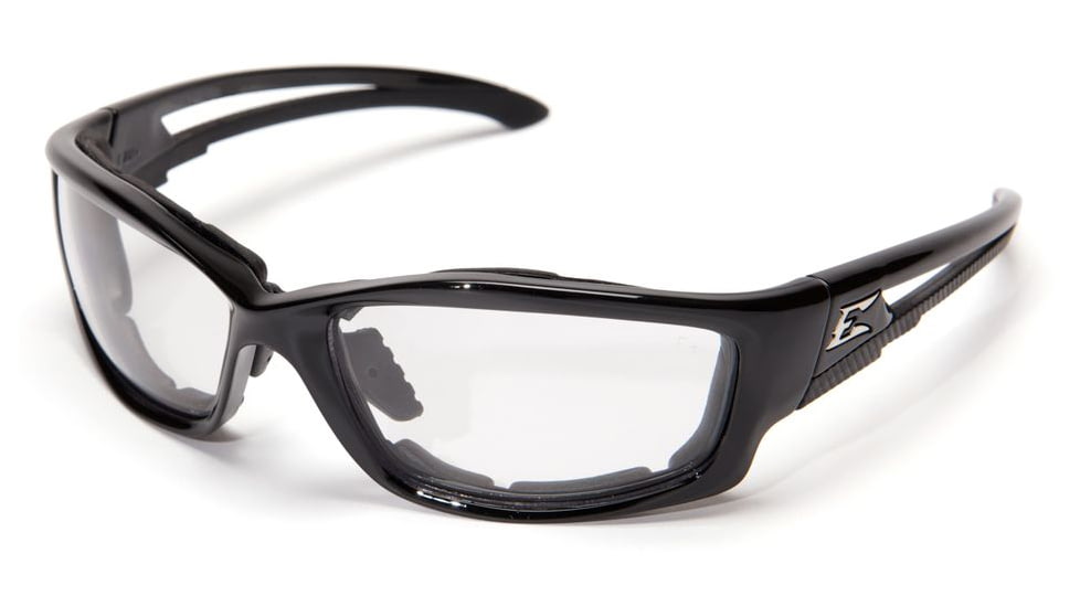 Edge Safety Kazbek Asian Fit-Black / Clear Lens with Gasket GSK111-AFT