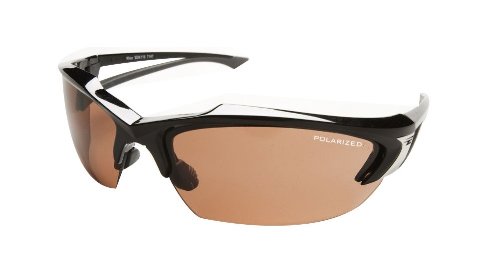 Edge Eyewear Khor Safety Glasses Black Frame Polarized Copper Driving Lens Tsdk215