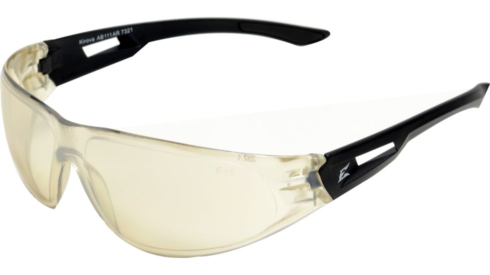 Edge Eyewear Kirova Safety Glasses Black Frame Anti Reflective Lens Ab111ar