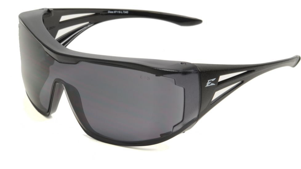 Ossa Fit Over Safety Glasses - Black Frame, Large Smoke Lens XF116-L