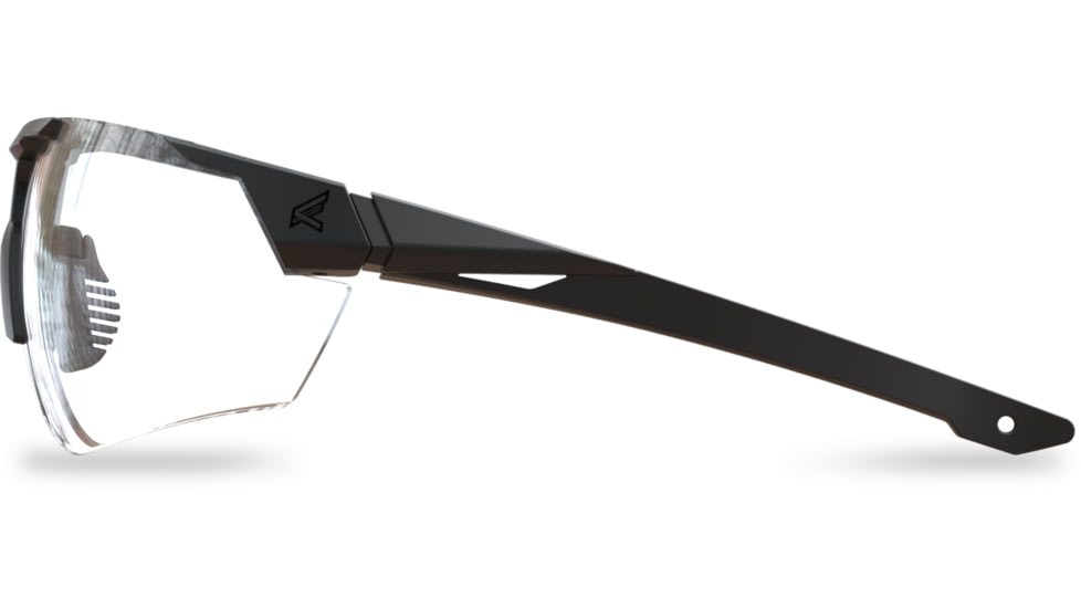 Edge Eyewear Phantom Rescue Shooting Glasses, Black Frame, Clear Vapor Shield Lenses, Standard, PR11VS