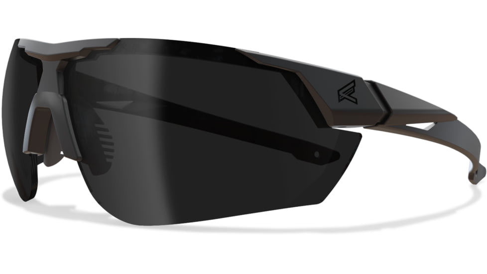 Edge Eyewear Phantom Rescue Shooting Glasses, Black Frame, G-15 Vapor Shield Lenses, Standard, PR17VS