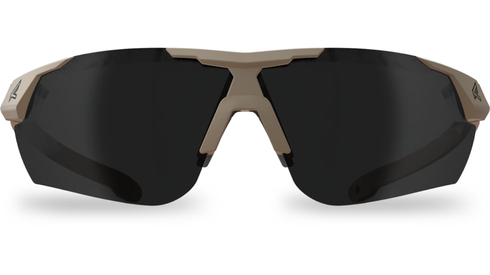 Edge Eyewear Phantom Rescue Shooting Glasses, Tan499 Frame, G-15 Vapor Shield Lenses, Standard, PR27VS