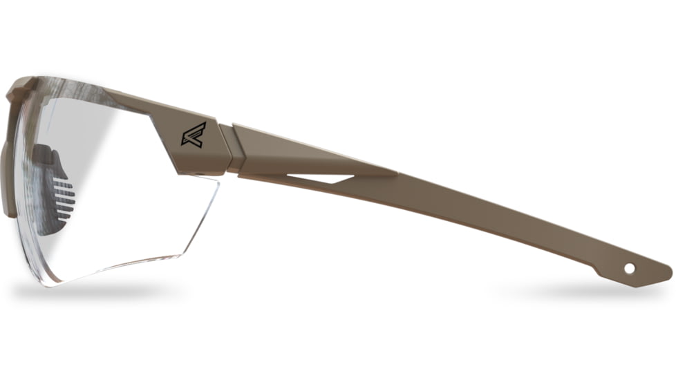 Edge Eyewear Phantom Rescue Shooting Glasses, Tan499 Frame, Photochromic Vapor Shield Lenses, Standard, PR21PCVS