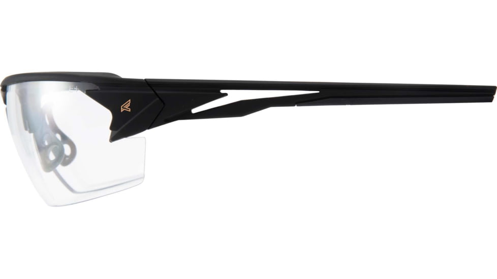 Edge Eyewear Pumori - Matte Black Frame / Clear Vapor Shield Lenses, Black Frame, XP411VS