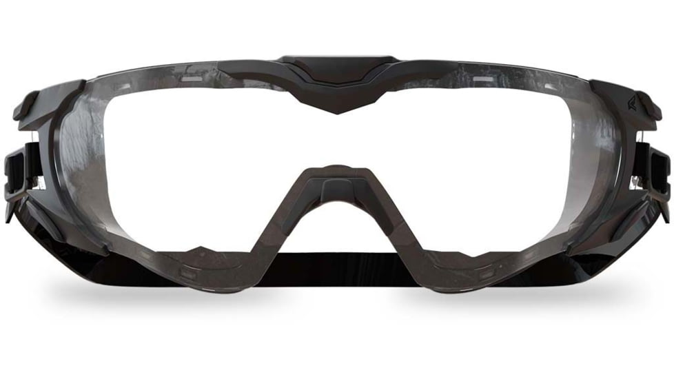 Edge Eyewear Super 64 - Black Frame / Clear Vapor Shield Lens / TPR Gasket, Black Frame, XSS611-TPR