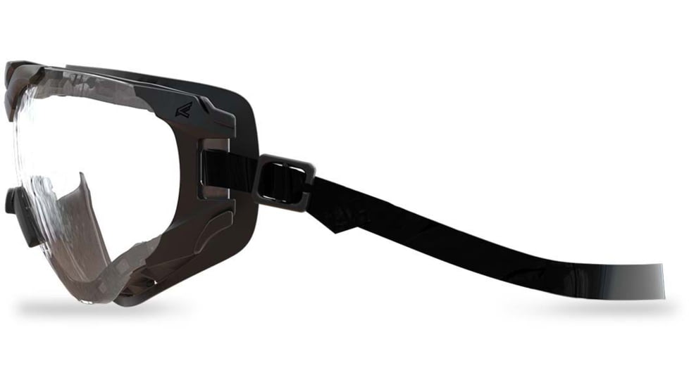Edge Eyewear Super 64 - Black Frame / Clear Vapor Shield Lens / TPR Gasket, Black Frame, XSS611-TPR
