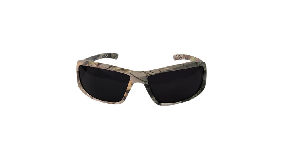 Edge Safety Brazeau with Green E Logo, Smoke Lens, Camouflage Frame, XB116CF-E3