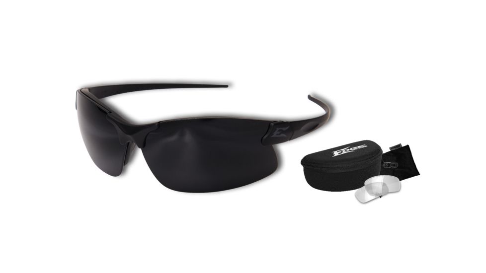 Edge Tactical Sharp Edge Thin Temple 2-Lens Kit , Black Frame, Clear, G-15 Lens, SSE2K-2TT