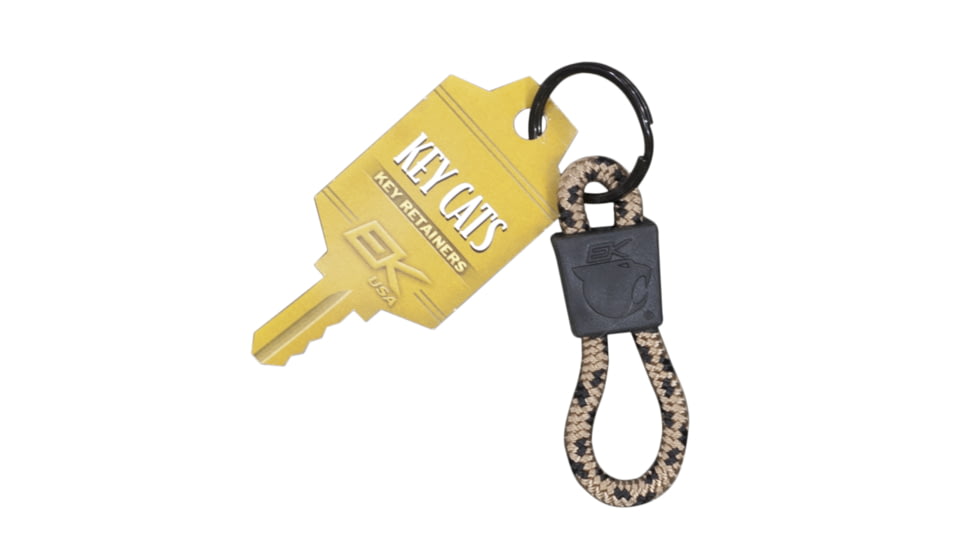 EK Ekcessories Key Cat Keychain-Brown/Black