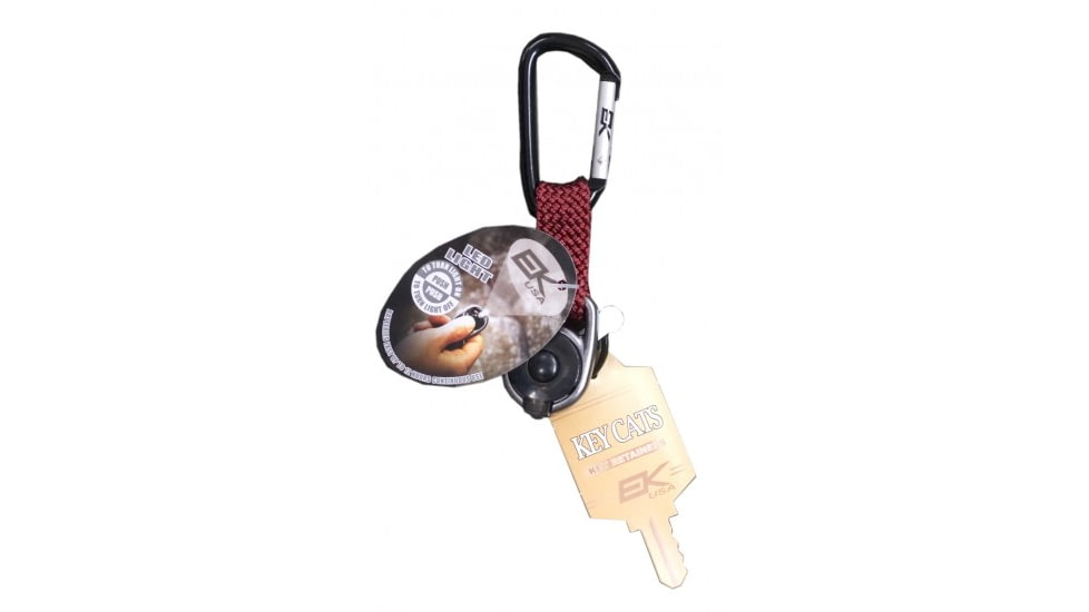 EK Ekcessories Keybiner with LED Light-Maroon