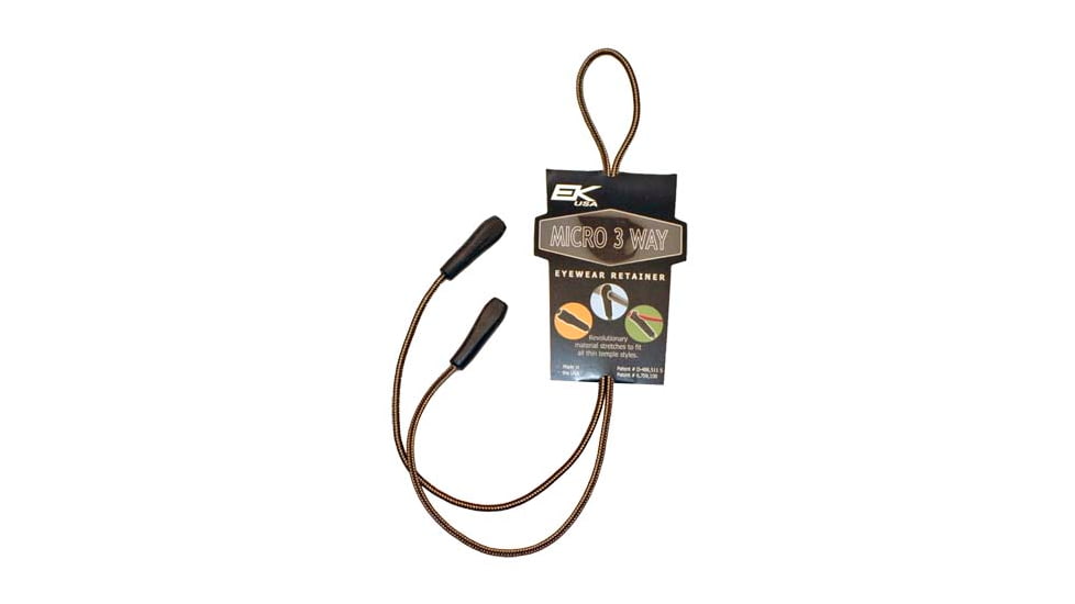 EK Ekcessories Micro 3-Way Eyewear Retainer-Light Brown/Dark Brown