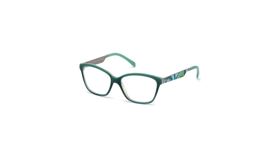 Emilio Pucci EP5011 Eyeglass Frames - Dark Green Frame Color