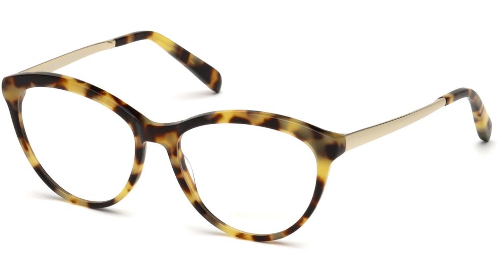 Emilio Pucci EP5067 Eyeglass Frames - Havana Frame Color