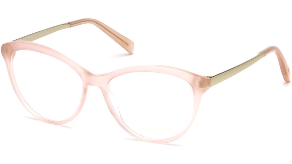 Emilio Pucci EP5067 Eyeglass Frames - Shiny Pink Frame Color, Shiny Pink Lens Color