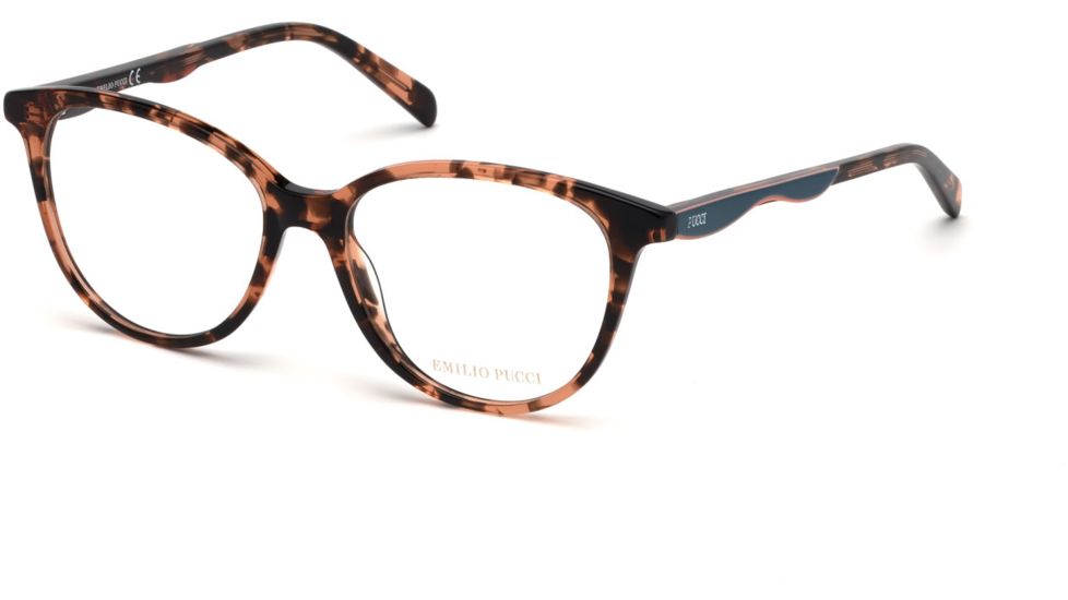 Emilio Pucci EP5094 Eyeglass Frames - Coloured Havana Frame Color