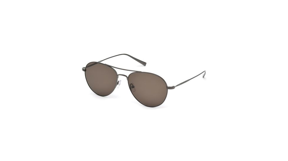 Ermenegildo Zegna EZ0033 Sunglasses - Shiny Gun Metal Frame Color, Roviex Lens Color