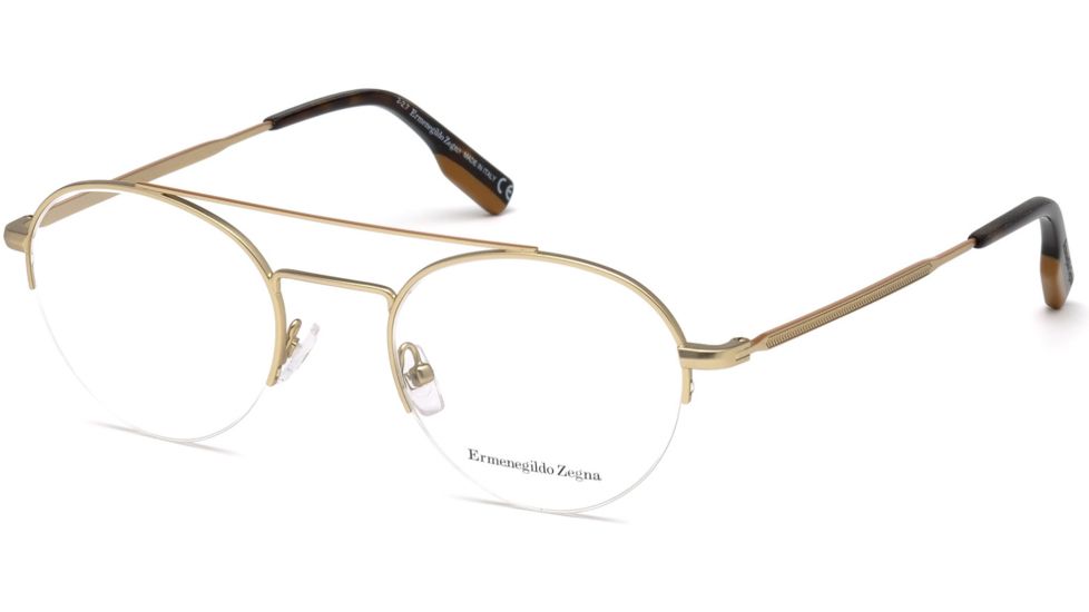 Ermenegildo Zegna EZ5131 Eyeglass Frames - Gold Frame Color, Gold Lens Color