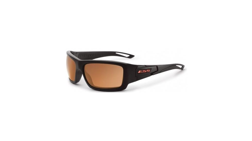 ESS Credence Ballistic Sunglasses,Black Frame,Mirrored Copper Lens EE9015-06