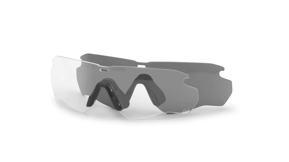 ESS Crossblade STD RealTree MAX7 Sunglasses, Camo Frame, Gray/Clear/HI-DEF Copper Lenses, EE9032-25