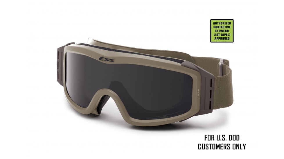 ESS Profile NVG, Terrain Tan Clear &amp; Smoke Gray, 740-0126