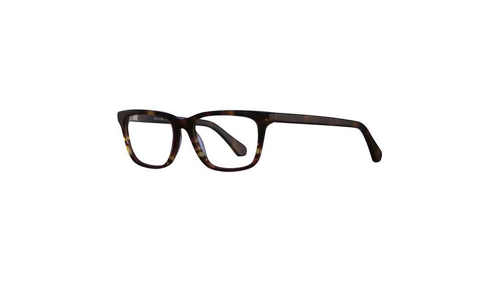 Exces 3136 Single Vision Prescription Eyeglasses, Tortoise/Red Frame, EX3136802SV
