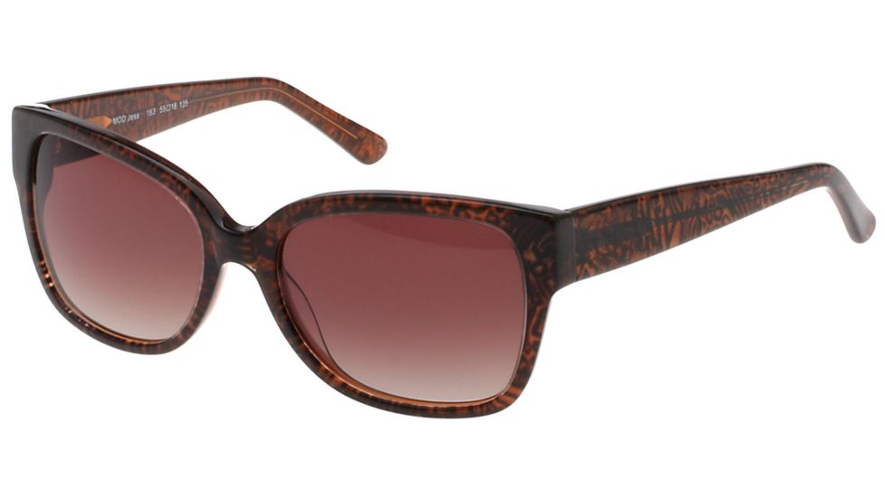 Exces Jess Bifocal Prescription Sunglasses, Brown Animal Frame, EXJESS163BI