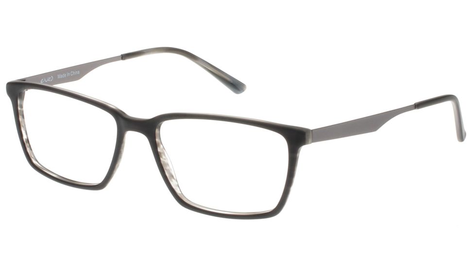 Exces SlimFit 4 Single Vision Prescription Sunglasses, Mat Black/Silver Frame, SF4407SV