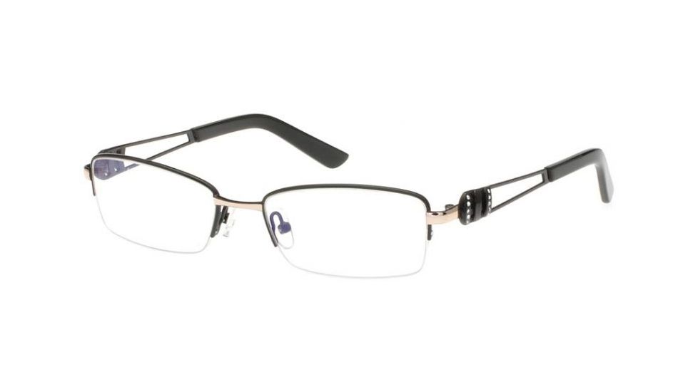 Exces Womens Princess 108  Eyeglasses - Brown Frame w/ Clear Lenses, Size 51-17-135, 51-17-135 P108-401