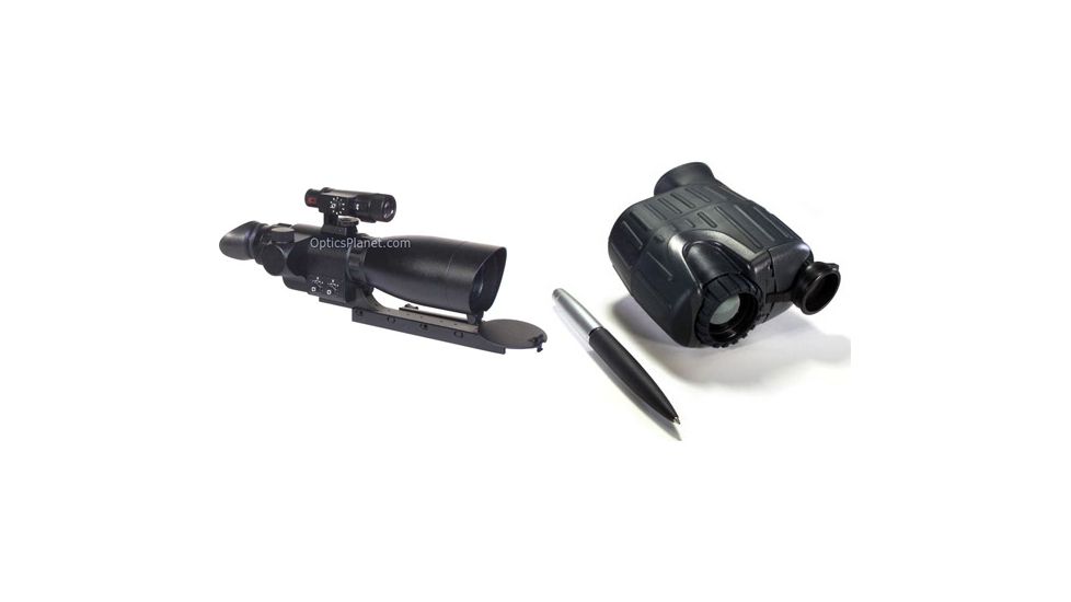 2-PC Extreme Night Hunting Kit - Raytheon Thermal-Eye Camera and ATN Night Vision Rifle Scope