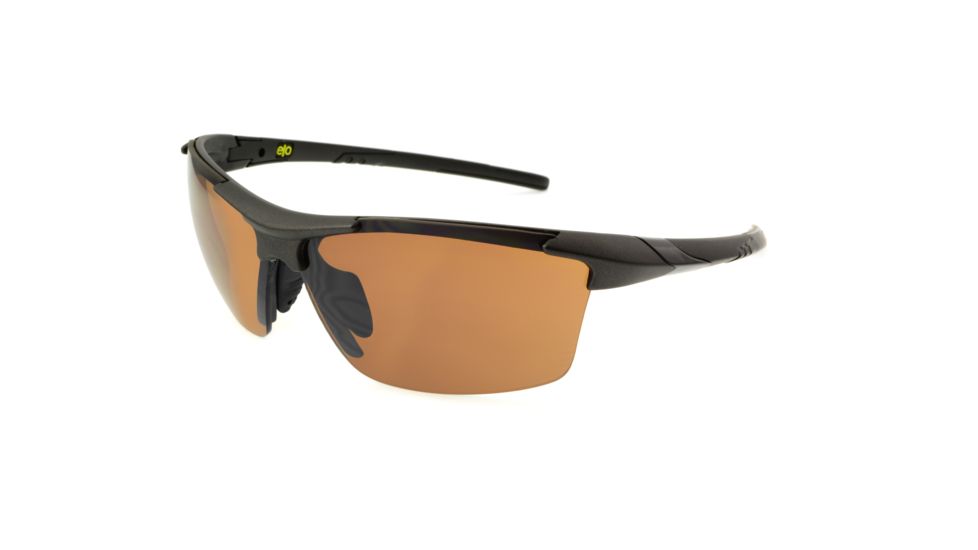 Extreme Optiks EOG 9 Sunglasses, Matte Metallic Graphite Frame, Smoke HD with Silver Mirror Flash Lens, 10228942.FGX