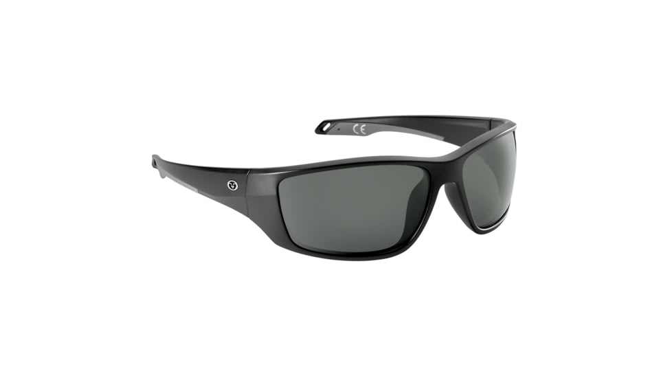 Flying Fisherman 7739BS Carico Sunglasses, Matte Black Frame Smoke Lens, AcuTint Polarized Lens System, 7739BS