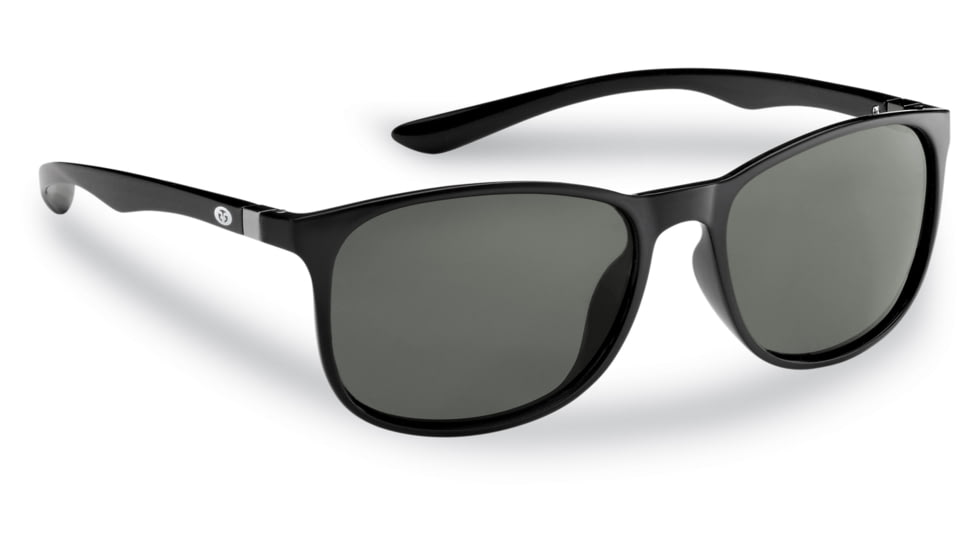 Flying Fisherman 7886BS Una Polarized Sunglasses, Black Frame Smoke Lens, 7886BS