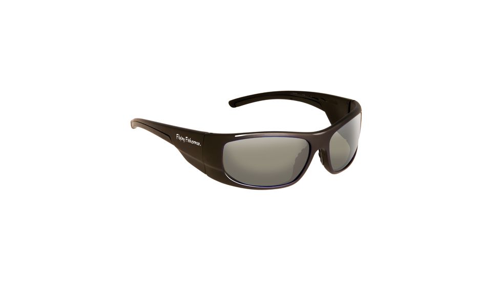 Flying Fisherman Cape Horn Sunglasses, Black/Smoke 103882
