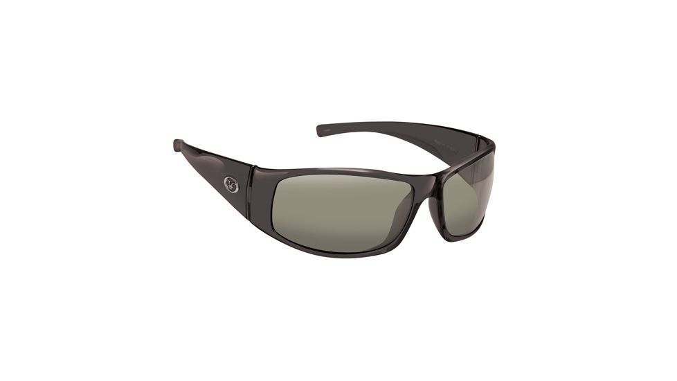 Flying Fisherman Magnum Sunglasses, Black/Smoke 102724