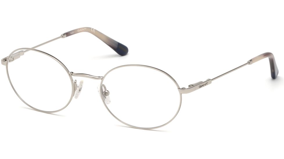 Gant GA3187 Eyeglass Frames - Shiny Light Nickeltin Frame Color, Shiny Light Nickeltin Lens Color