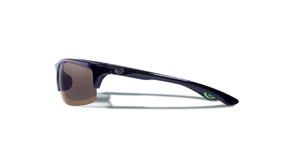 Gargoyles FLUX Sunglasses, Black Frame, Brown Polarized Lens, Polarized, 10700188.QTM